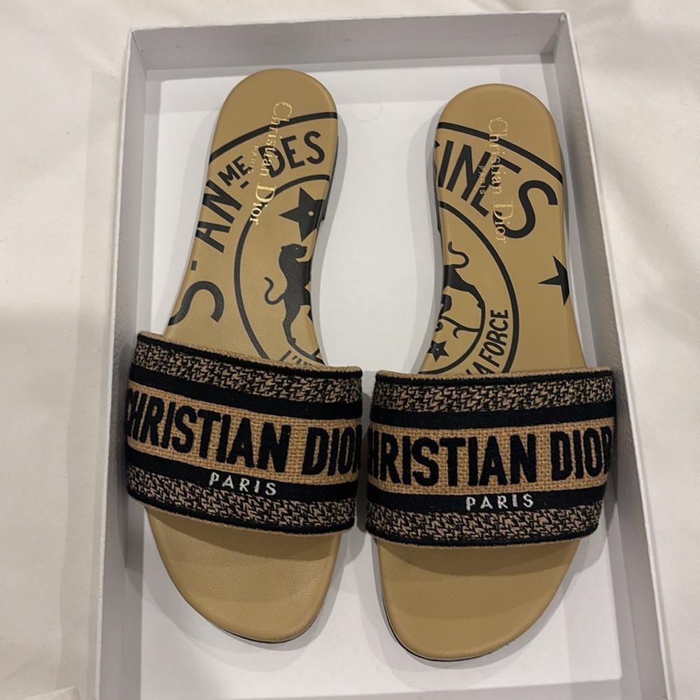 Dior Dway Slides - Size 39.5